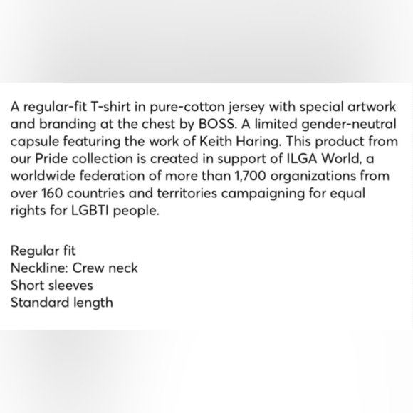 Hugo Boss X Keith Haring Unisex T-Shirt Size Large - Picture 5 of 13